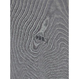 Grey T-Shirt with Logo Embroidered on the Front and Print on the Back in Cotton Man