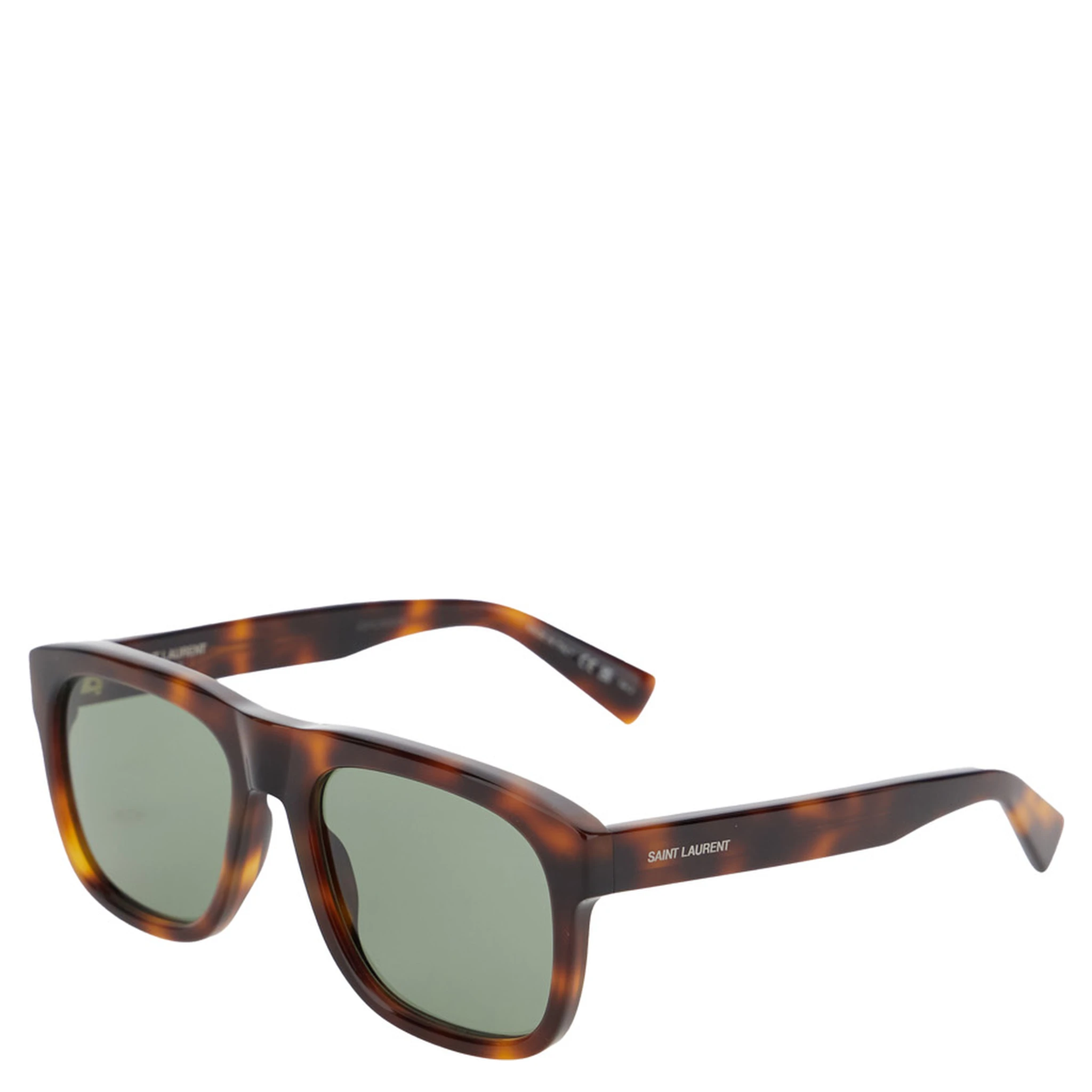 SL 558 Brown Sunglasses with Nylon Lenses and Squared Tortoiseshell Frame in Acetate Woman