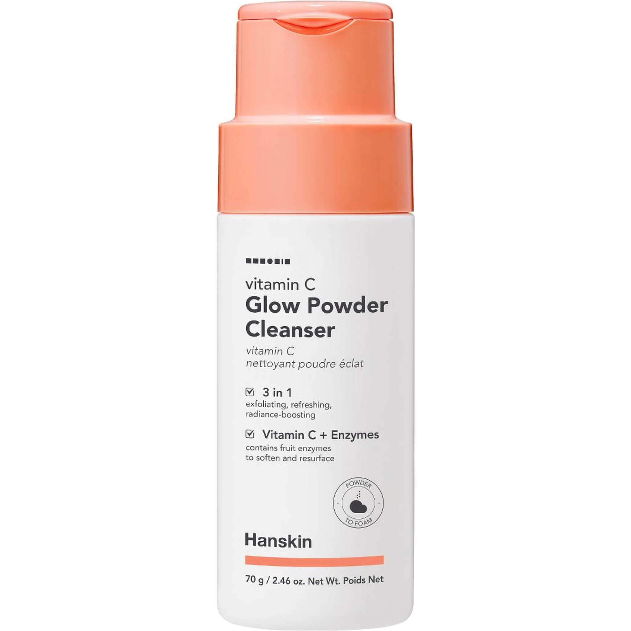 Face Clenser: Vitamin C Glow Powder Cleanser 70g