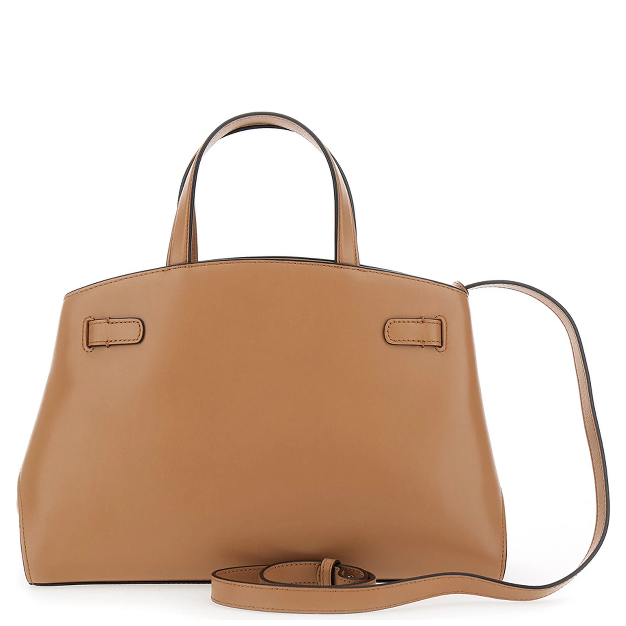 حقيبة يد صغيرة بيج من بيمليكو، مزودة بحزام كتف قابل للتعديل والإزالة، مصنوعة من الجلد، للنساء