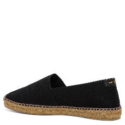 Saint Laurent Mans Canvas Espadrilles with side Logo
