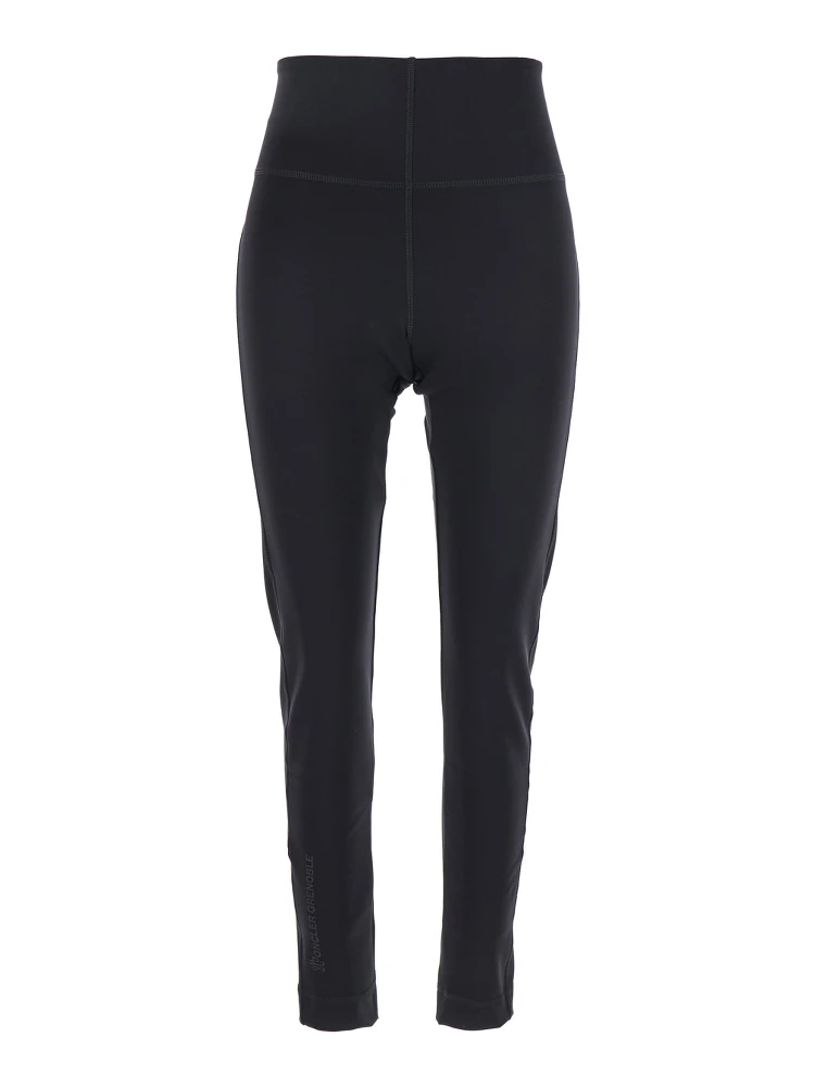Black Leggings with Back Pocket in Tech Fabric Woman