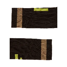 Brown Socks with FF Logo Embroidery in Cotton Blend Man