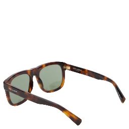 SL 558 Brown Sunglasses with Nylon Lenses and Squared Tortoiseshell Frame in Acetate Woman