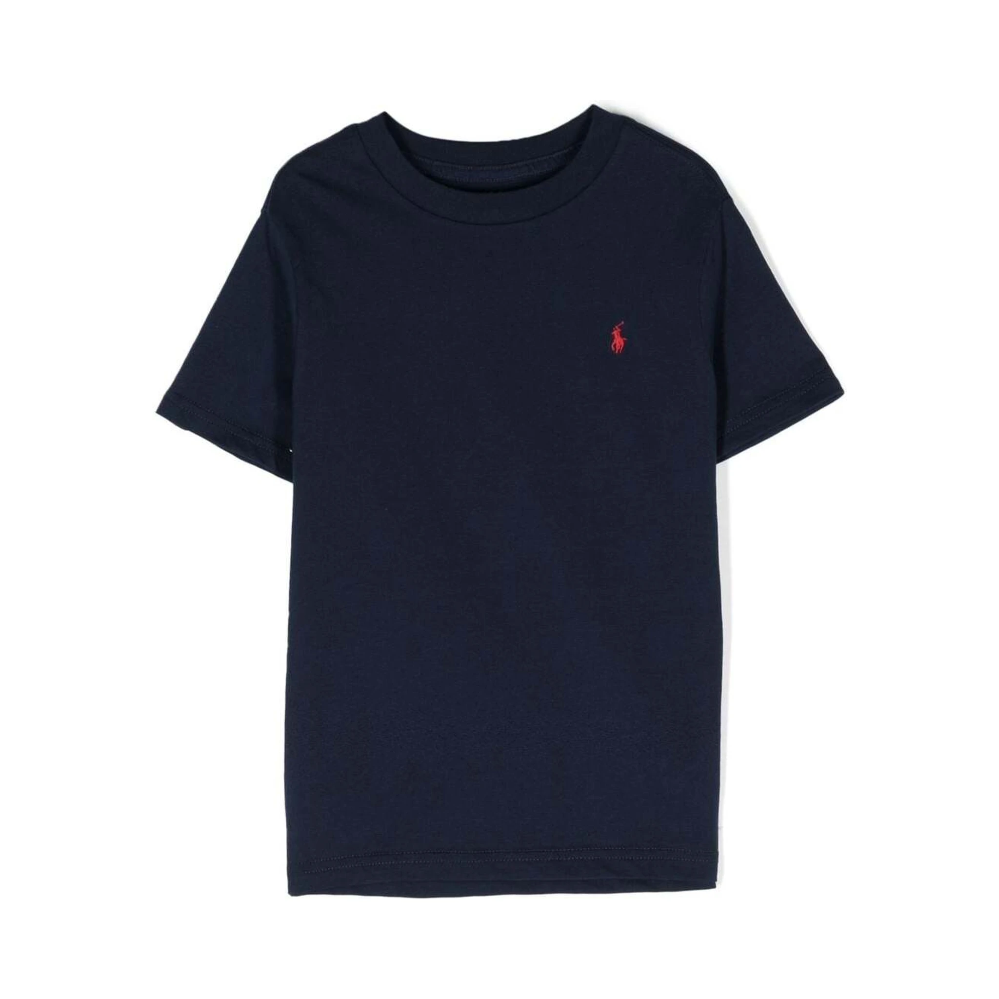 Blue T-shirt with Logo in Cotton Boy