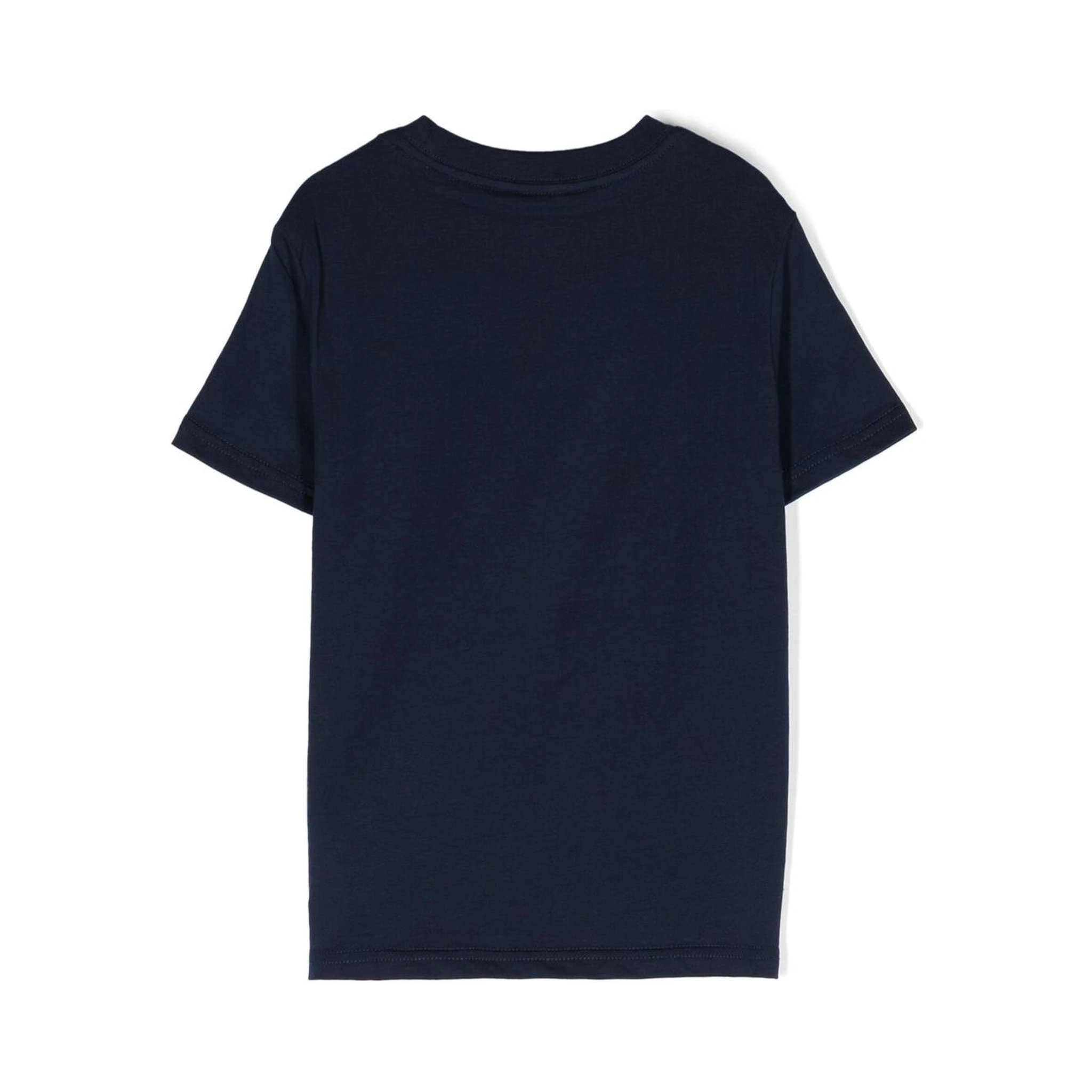 Blue T-shirt with Logo in Cotton Boy