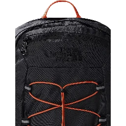 Borealis Classic Grey Backpack With Contrasting Logo Print in Tech Fabric Man