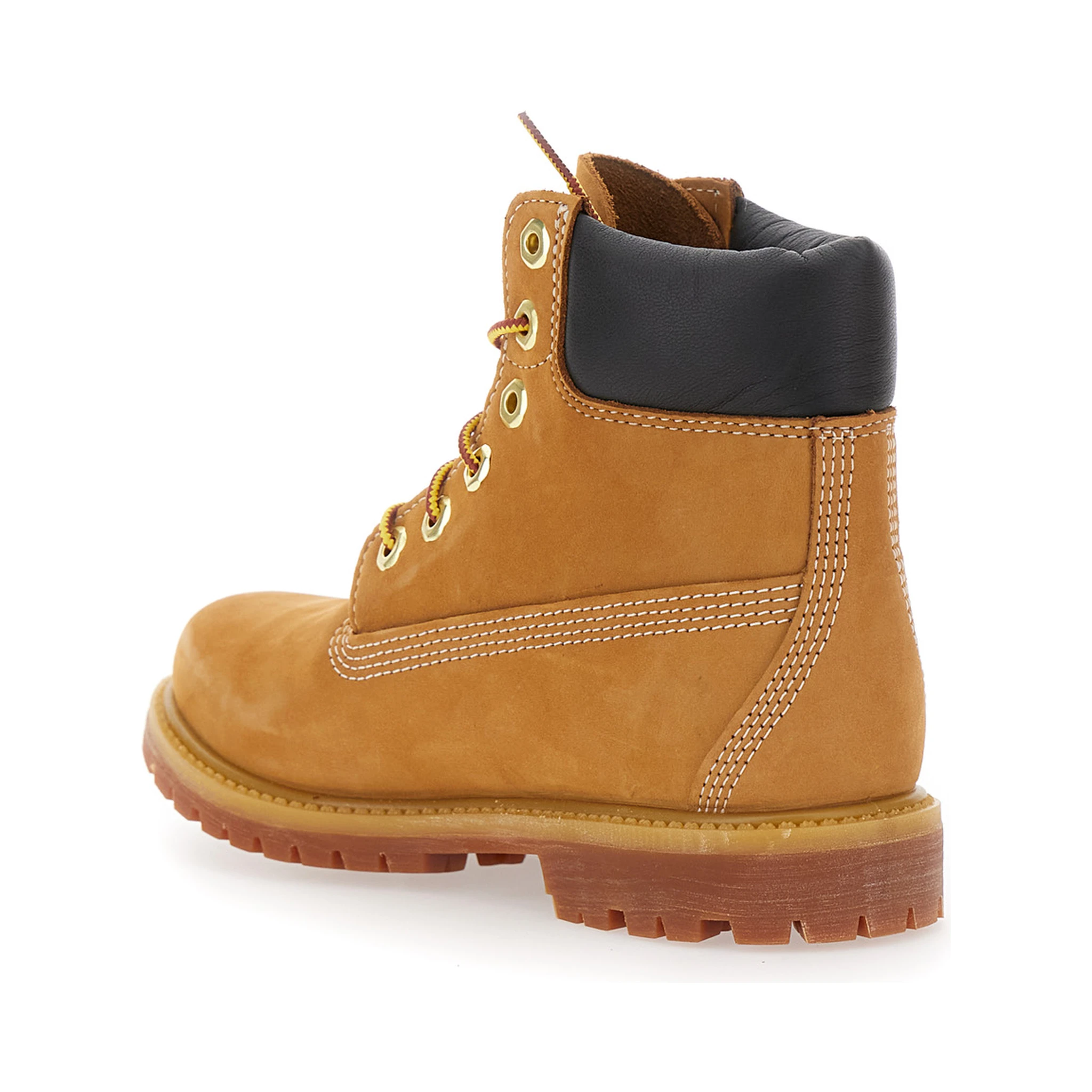 Beige Water-Proof Boots with Logo in Nubuck Leather Woman