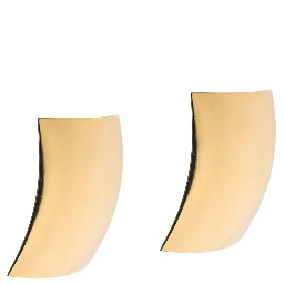 Emily Metallic Earings with Butterfly Clasp Closure in Gold Plated Gold Woman