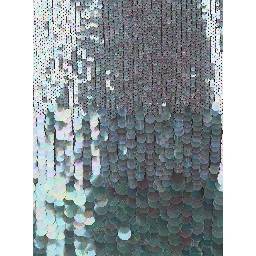 Mini Grey Dress with All-Over Multicolor Sequins in Stretch Polyamide Woman