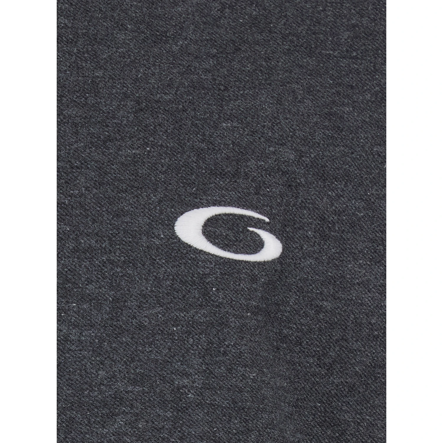 Grey Sweatshirt with Fixed Hood and Logo Detail on the Front in Cotton Man
