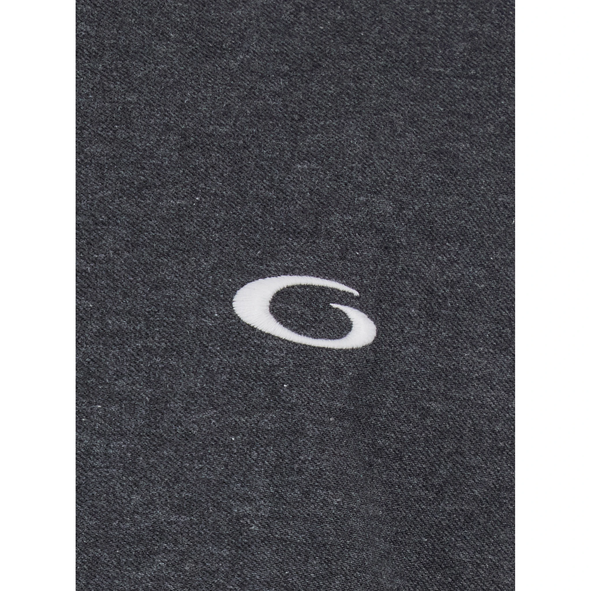 Grey Sweatshirt with Fixed Hood and Logo Detail on the Front in Cotton Man