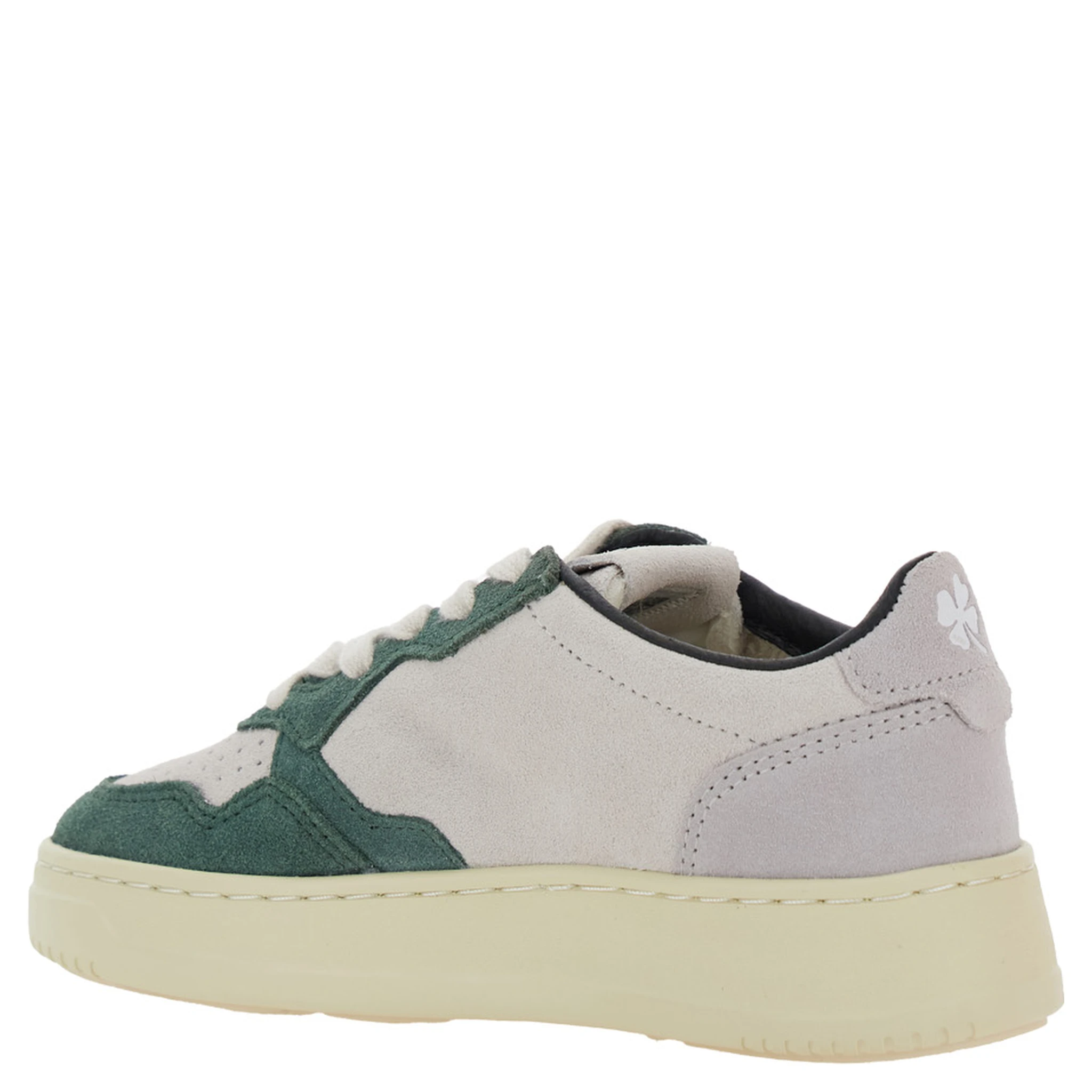 Medalist Multicolor Low Top Sneakers with Logo Patch on Tongue and Side in Leather Boy
