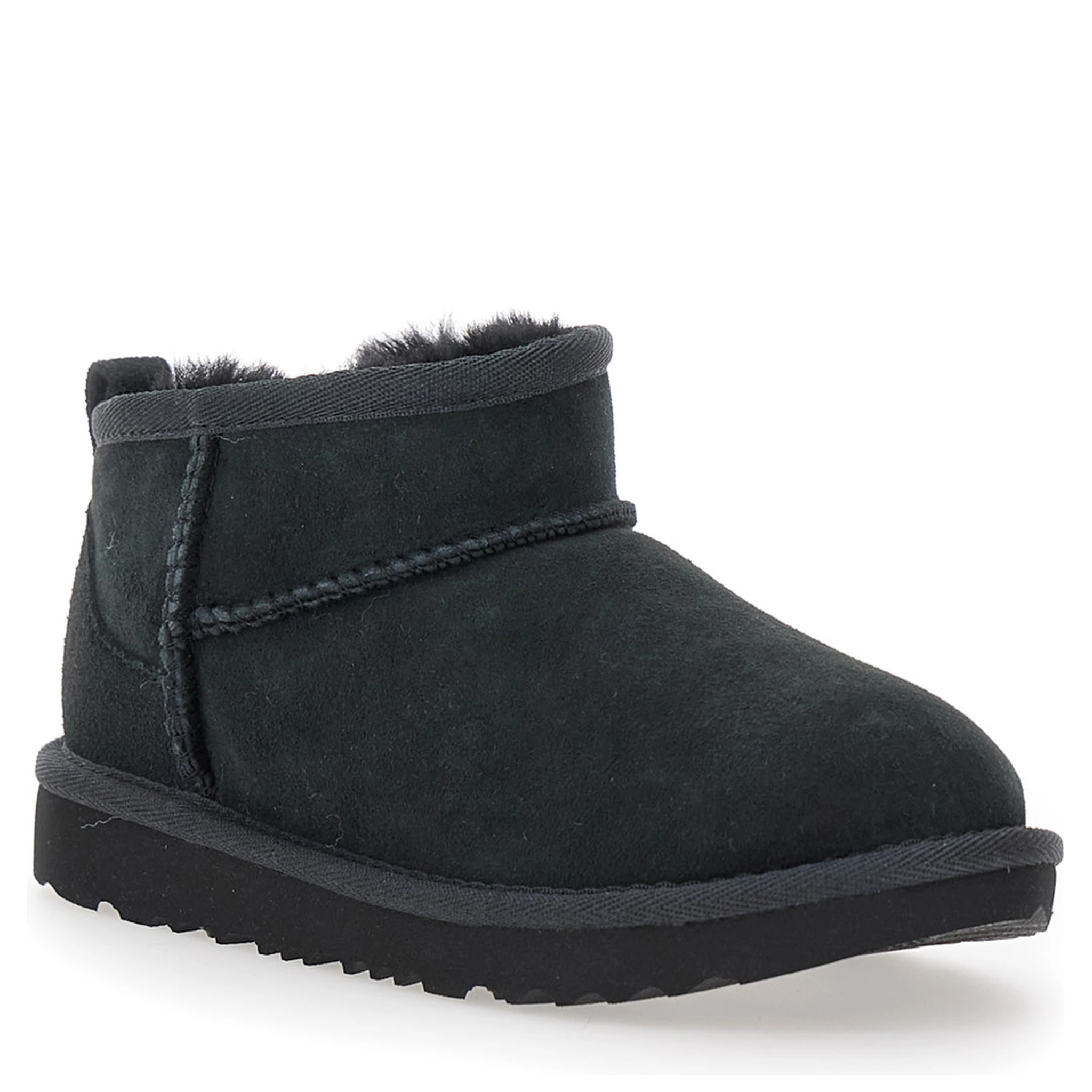 Black ‘Ultra Mini’ UGG Ankle Boots in Suede Baby Girl