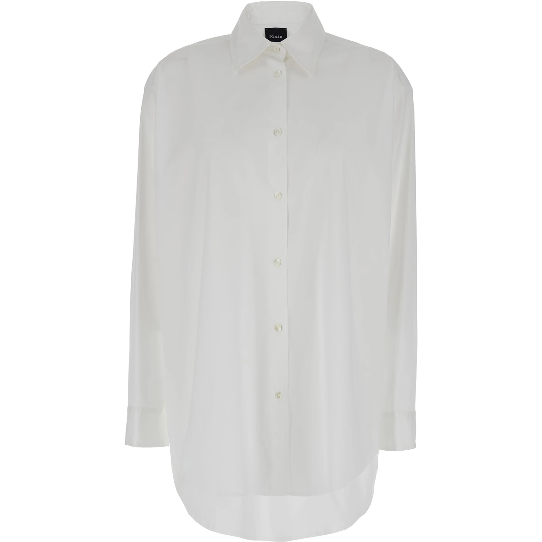 Oversized White Shirt in Cotton Woman