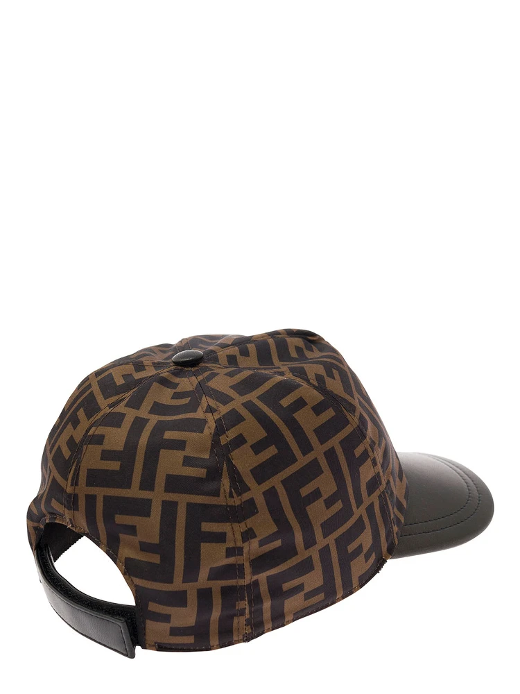 Cappello da Baseball con Stampa Logo in Poliammide FF Marrone Bambino alternative