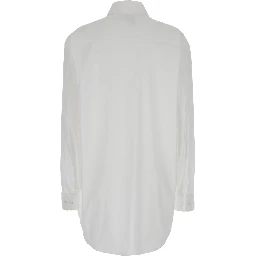 Oversized White Shirt in Cotton Woman