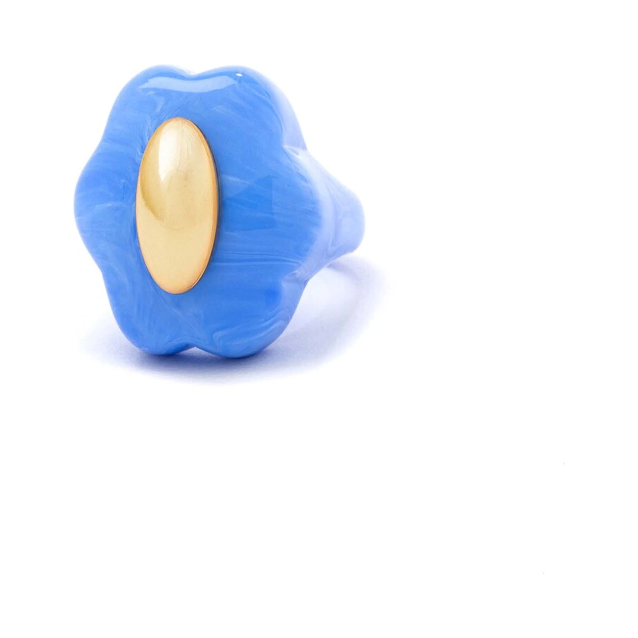 La Manso Womans Forever Young Blue Plastic Ring