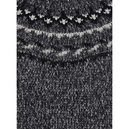 Grey Crewneck Sweater in Wool Blend Woman