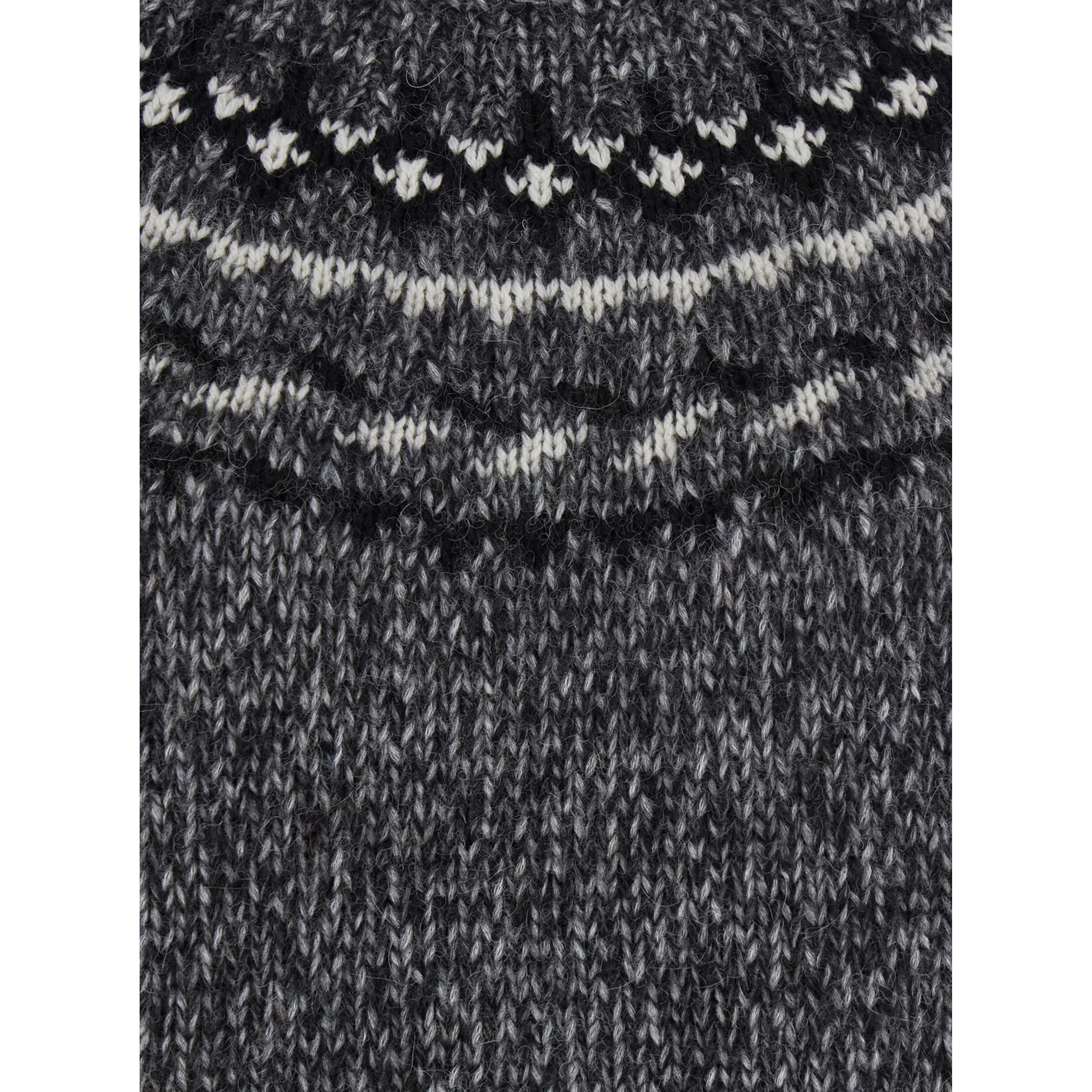 Grey Crewneck Sweater in Wool Blend Woman