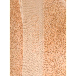 Bookish Orange Towel with Logo Print on the Front in Cotton