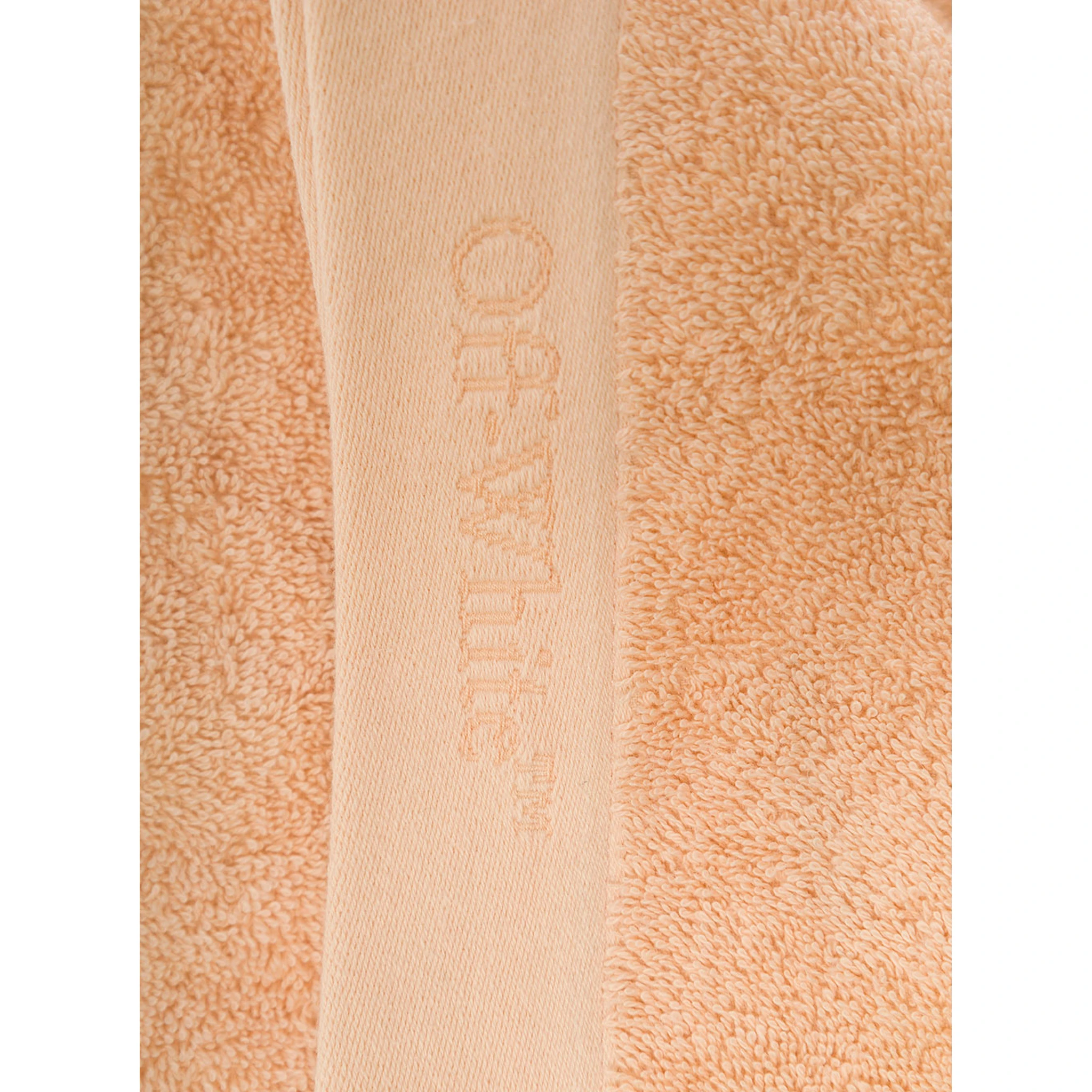 Bookish Orange Towel with Logo Print on the Front in Cotton