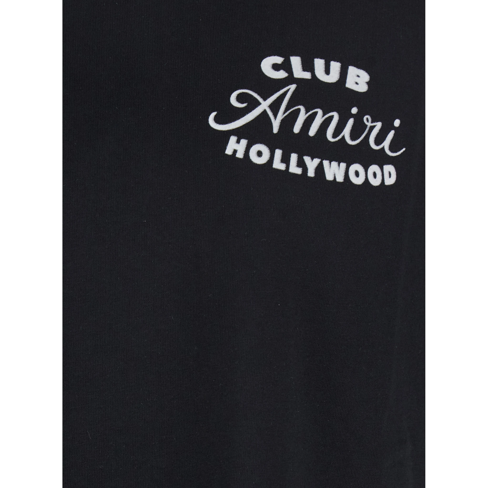 Black Crewneck T-Shirt with Logo Lettering on the Front and Maxi Logo Print on the Rear in Cotton Man