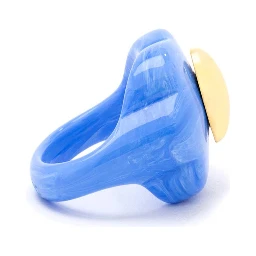 La Manso Womans Forever Young Blue Plastic Ring