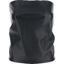 Lindsey Black Bandeau Top with V-Neck on the Back in Tech Fabric Woman