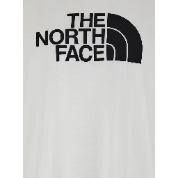 White T-Shirt with Maxi Logo Printed on the Front and Back in Cotton Blend Man