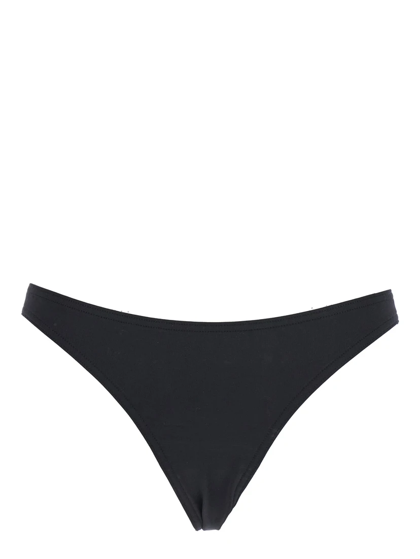 Fripon Black Bikini Bottoms with Low Waist in Tech Fabric Stretch Woman