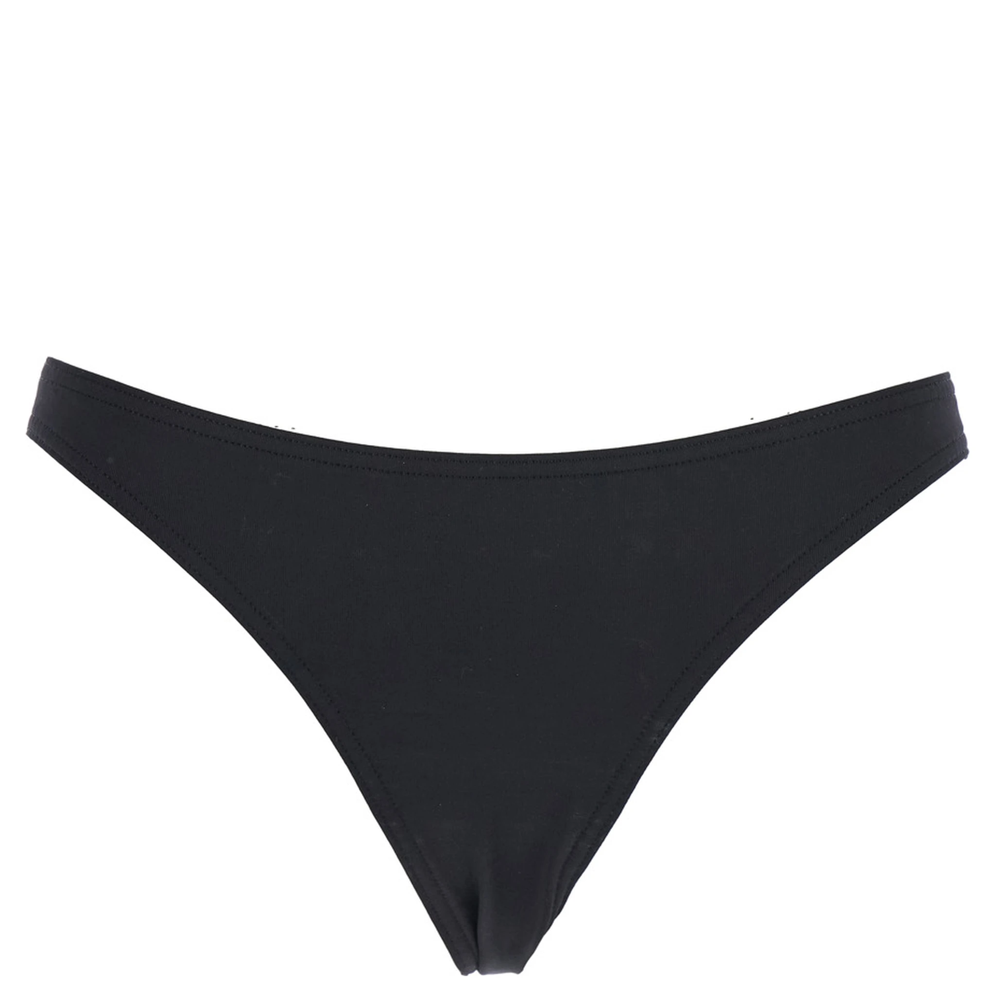 Fripon Black Bikini Bottoms with Low Waist in Tech Fabric Stretch Woman