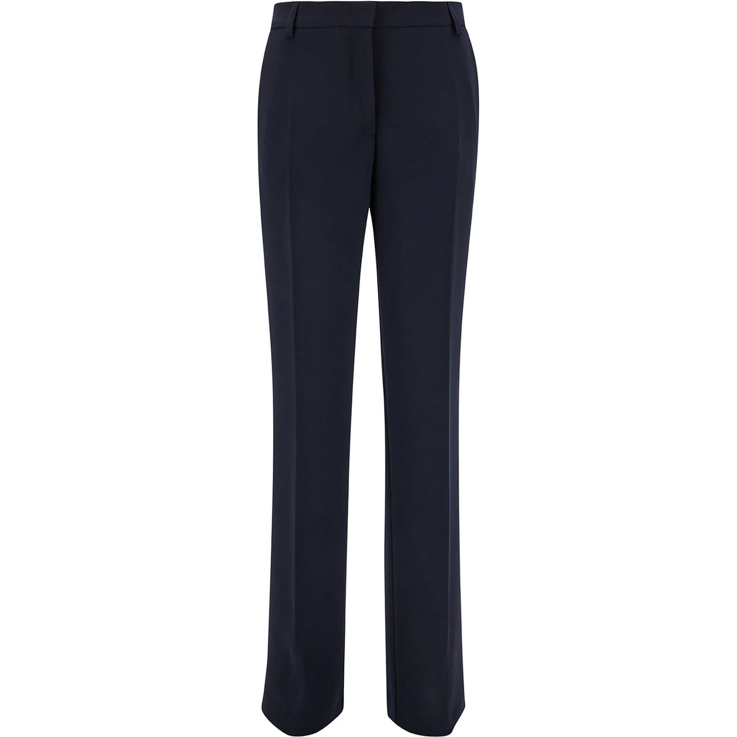 Blue Straight Pants with Concealed Closure in Candy Woman