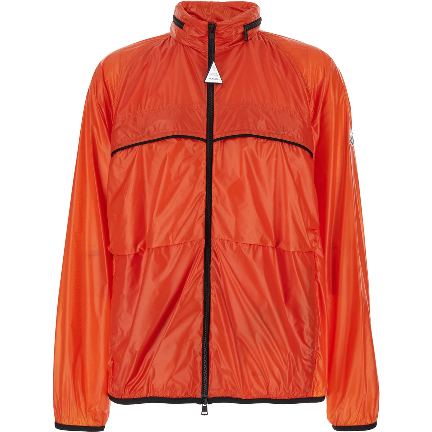 Anubis Orange Jacket with Foldable Design and Iconic Logo Patch in Lightweight Nylon Man