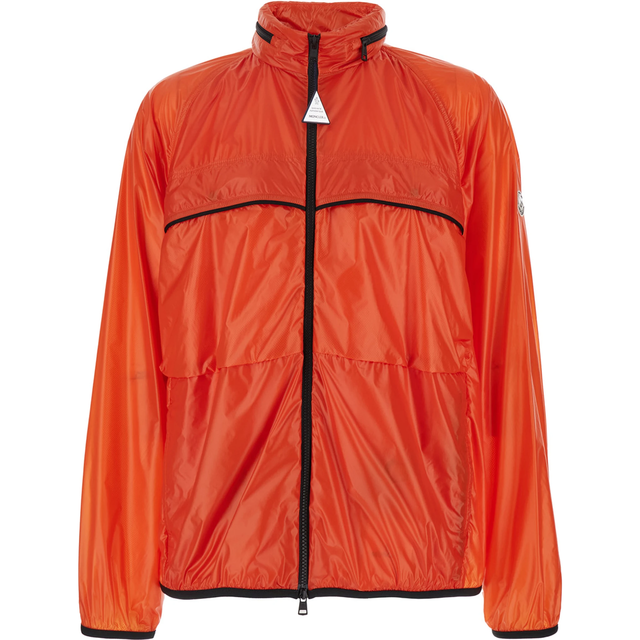 Anubis Orange Jacket with Foldable Design and Iconic Logo Patch in Lightweight Nylon Man