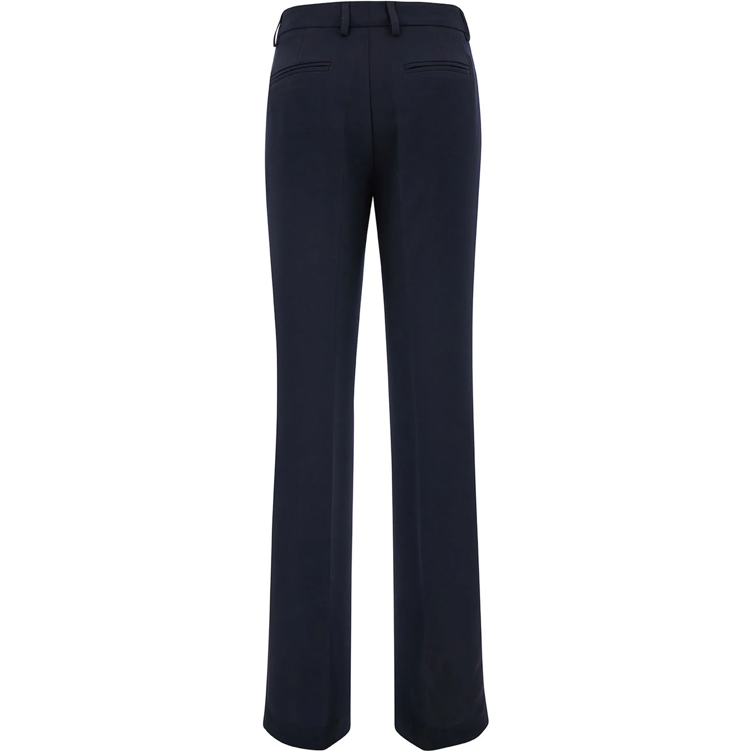 Blue Straight Pants with Concealed Closure in Candy Woman