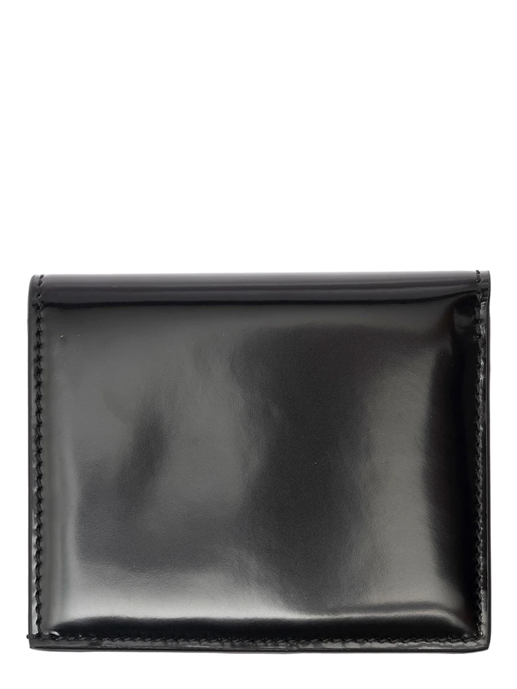 Wanda Black Wallet with Gancini Closure in Patent Leather Woman alternative