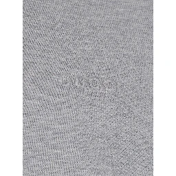 Grey Polo Shirt with Striped Collar and Tone-on-Tone Embroidered Logo on the Front in Cotton Man