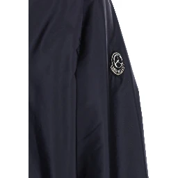 Sopdu Blue Jacket with Logo Motif with Car Print and Iconic Logo Patch in Recycled Tech Fabric Man