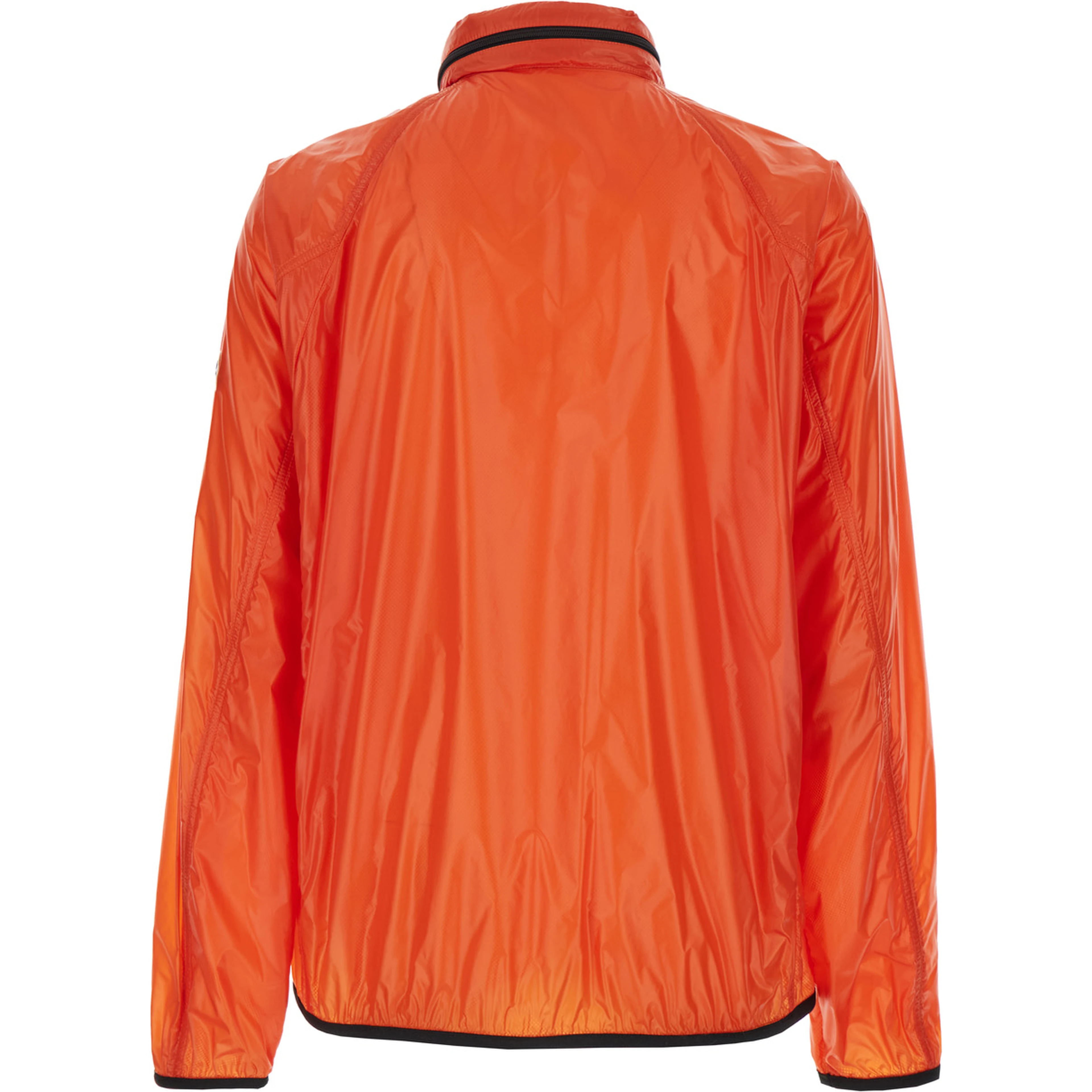 Anubis Orange Jacket with Foldable Design and Iconic Logo Patch in Lightweight Nylon Man