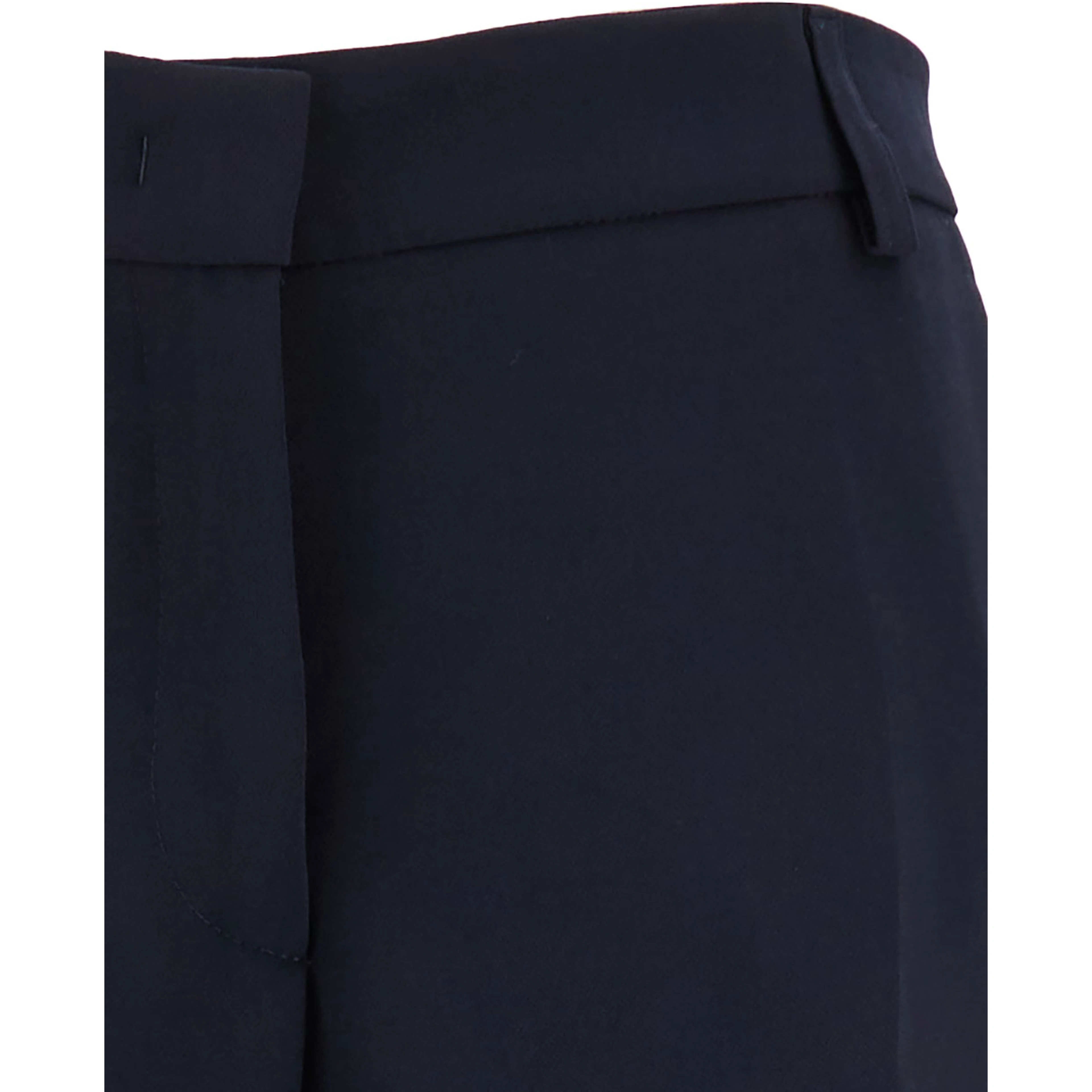 Blue Straight Pants with Concealed Closure in Candy Woman