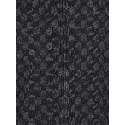 Grey Sweatshirt with High Neck and All-Over GG Print in Tech Fabric Woman