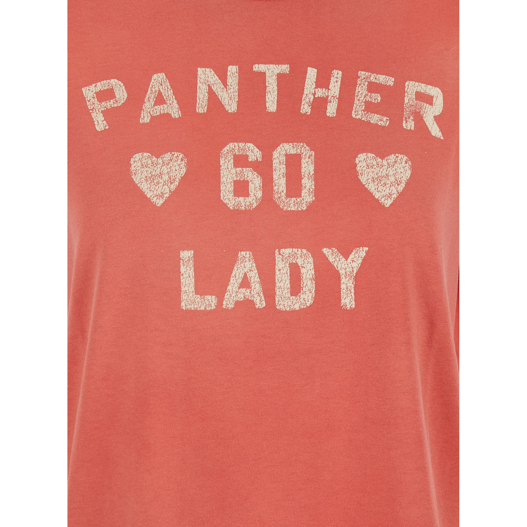 Red Crewneck T-Shirt with Maxi Logo on Front and Rear in Cotton Jersey Woman