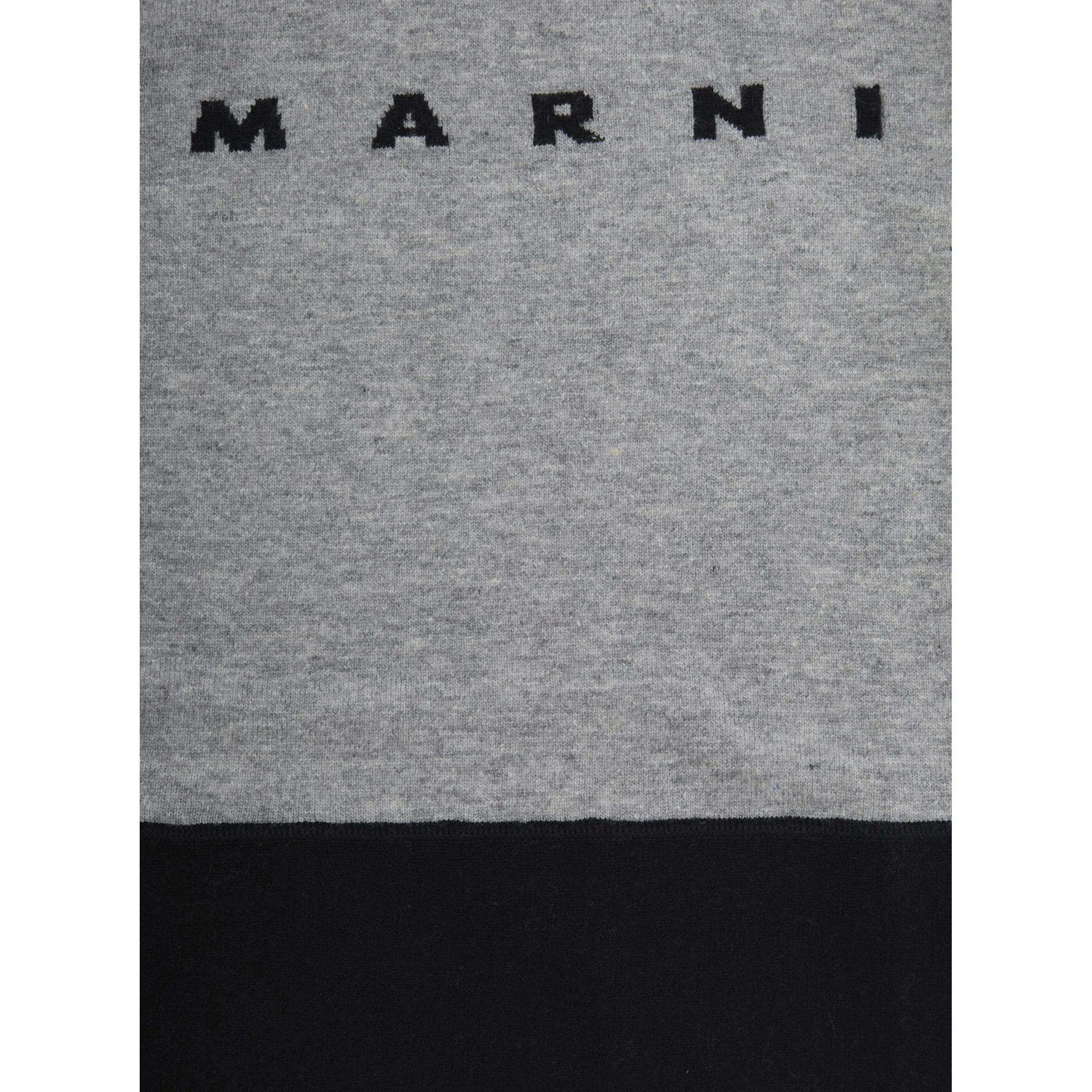 Grey Crewneck Sweatshirt with Logo Lettering on the Front in Cotton Boy