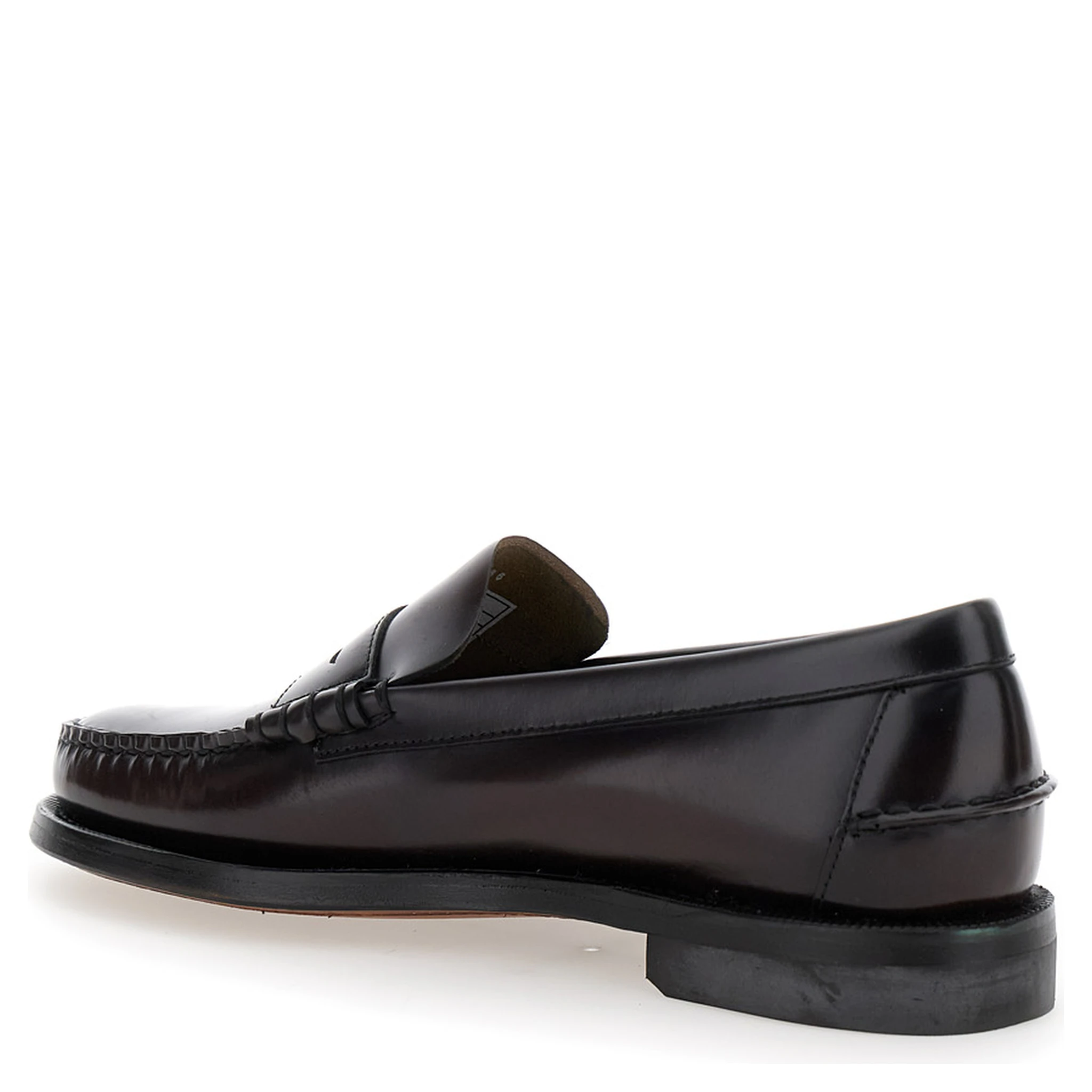 Bordeaux Pull-On Loafers in Leather Man