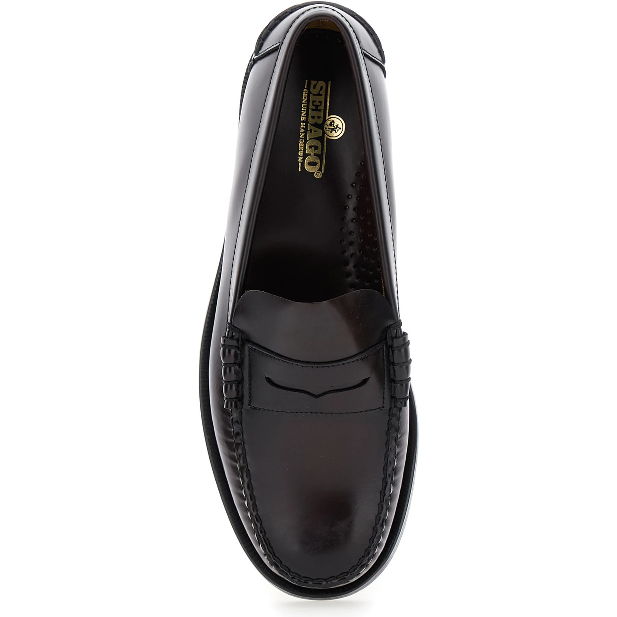 Bordeaux Pull-On Loafers in Leather Man