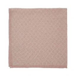 Pink Square Scarf in GG Wool Girl