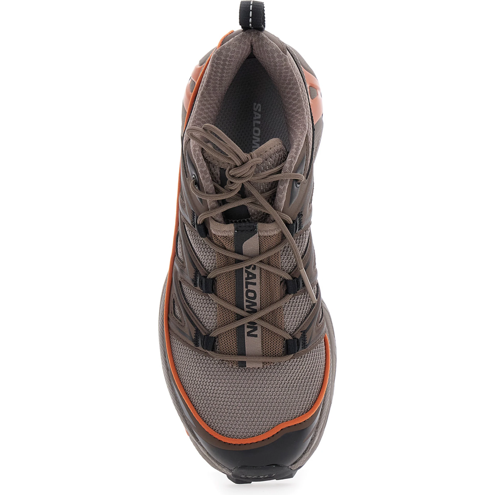 XT-6 Expanse Brown Sneakers with Logo Applied on the Tongue and Chunky Sole in Fabric Unisex