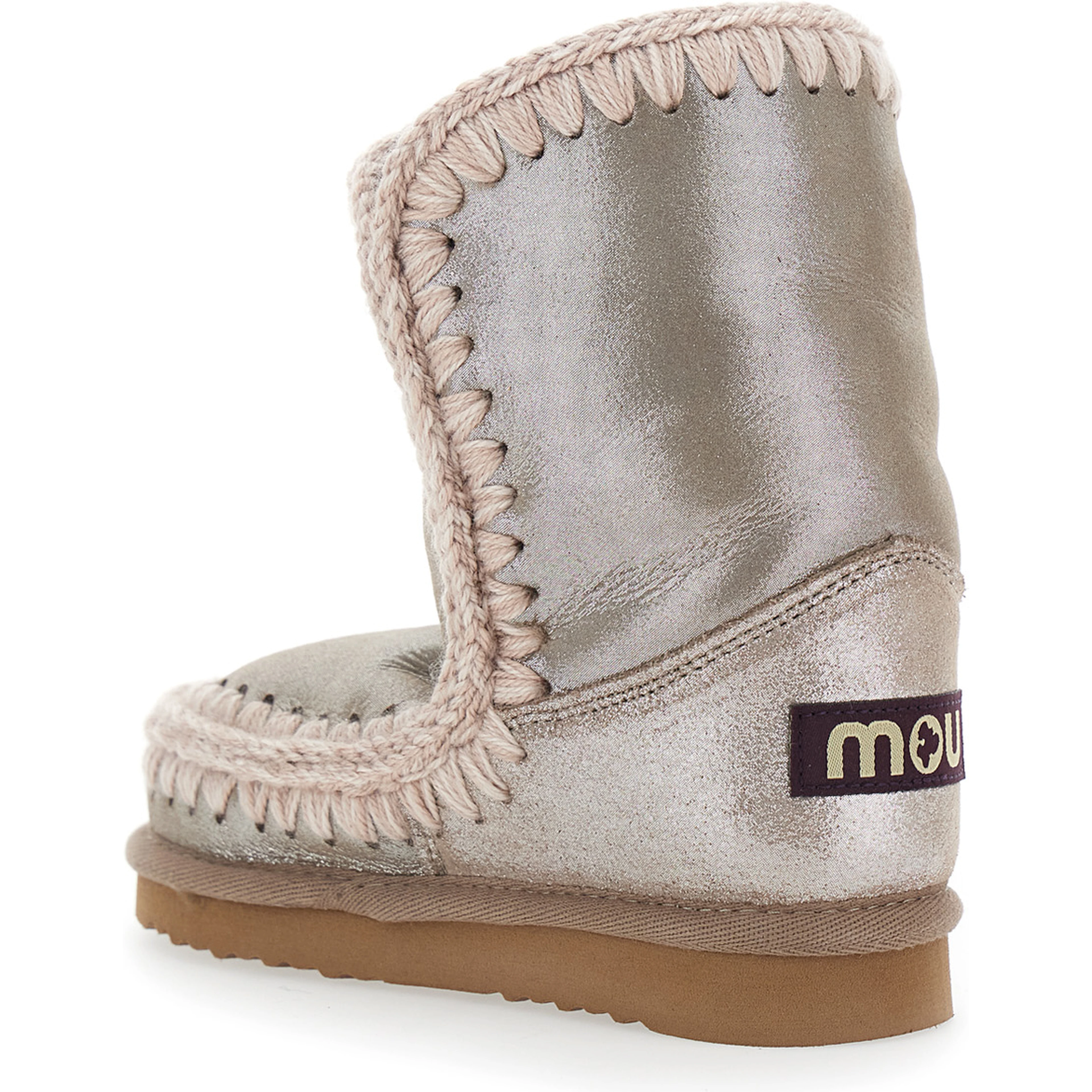 Eskino Metallic Ankle Boots in Patent Suede Girl