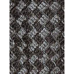 Brown Skirt with All-Over Sequins in Fabric Woman
